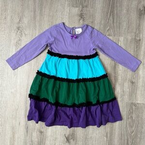 Long Sleeve Hanna Andersson Girls Purple Dress size 5 (110cm)